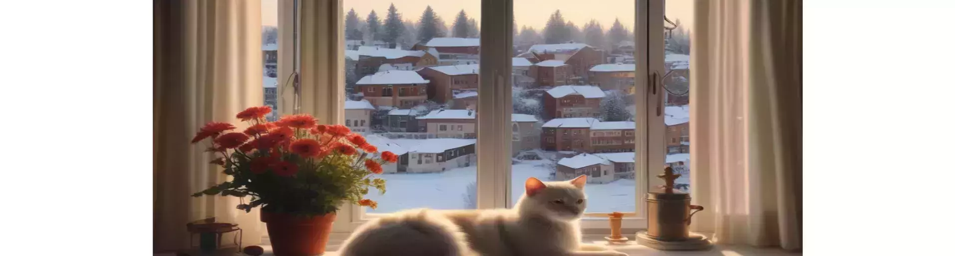 Кот на окне